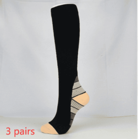 Sports Fitness Camouflage Gradient Football Socks Elastic Socks (Option: Yellow-L  XL-3pairs)