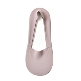 Women's Fashion Silicone Non-slip Shallow Boat Socks (Option: Light Purple-One size)