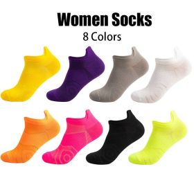 8 Pairs Womens Athletic Compression Running Low Cut Cushioned Socks Anti-odor And Breathable For Outdoor Sports Running Cycling Hiking Fitness (Option: Women)